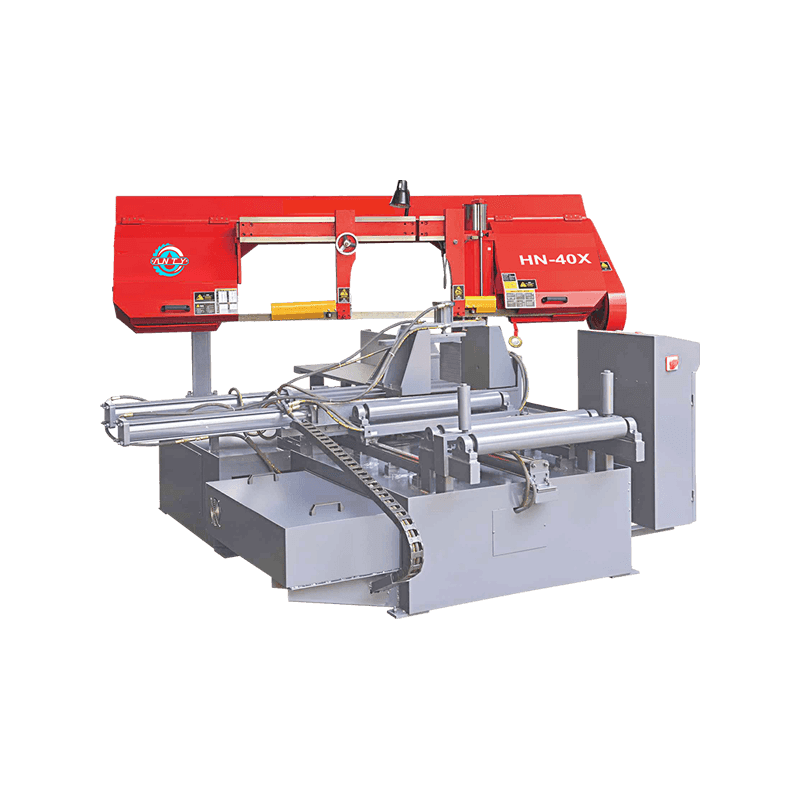 Safe and Stable Adjustable Cutting Angle CNC Full Automatic Band Saw Machine