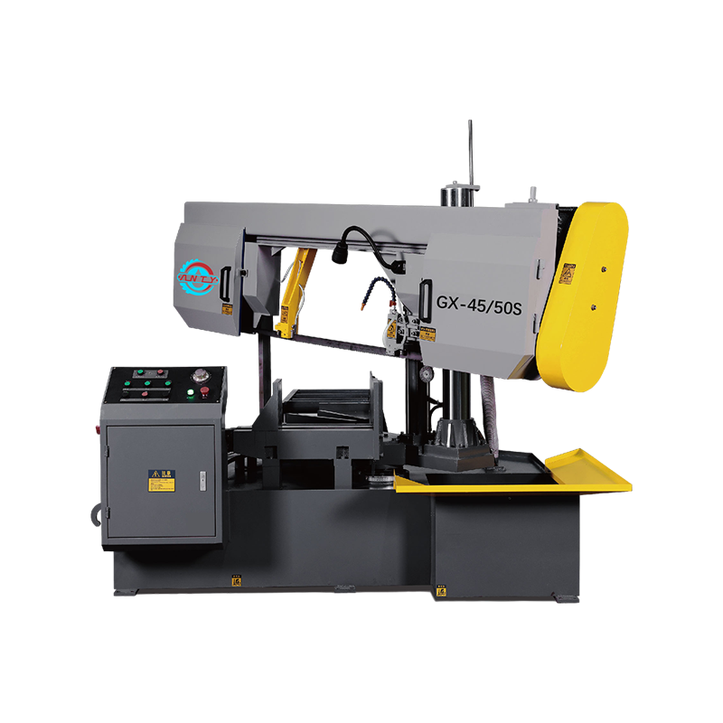 Easy Operation and Efficient Processing Angle Metal Band Saw Machine